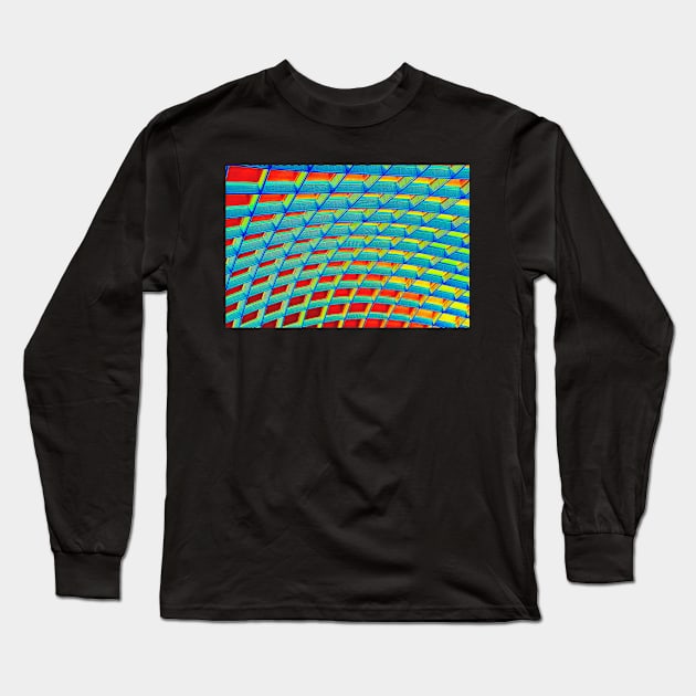 Grid Long Sleeve T-Shirt by thadz